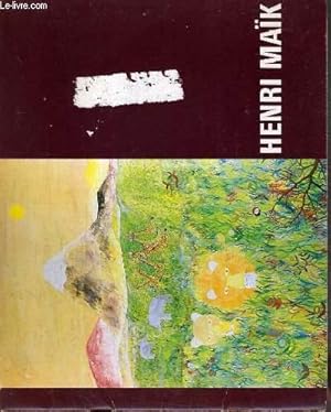 Seller image for CATALOGUE EXPOSITION - HENRI MAIL - TEXTE EN ANGLAIS / FRANCAIS. for sale by Le-Livre