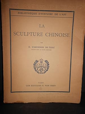 Imagen del vendedor de La sculpture chinoise. a la venta por Llibreria Antiquria Casals