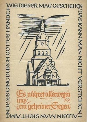 Bild des Verkäufers für Jahresbericht 1948/49 des evangelischen Johannesstifts Berlin-Spandau. Es nähret allerwegen uns ein geheimer Segen. zum Verkauf von Antiquariat Carl Wegner