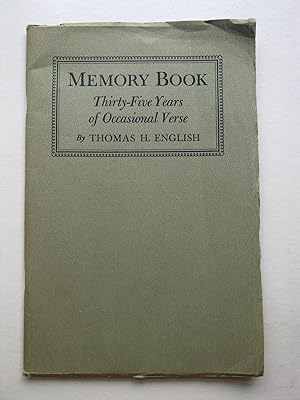 Memory Book - Thirty-Five Years Of Occasional Verse