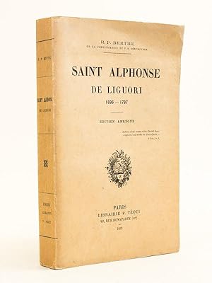 Saint Alphonse de Liguori 1696 - 1787