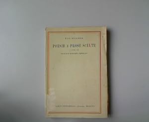 Bild des Verkufers fr Poesie e Prose Scelte. zum Verkauf von Antiquariat Bookfarm