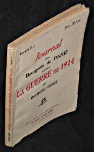 Bild des Verkufers fr Journal d'un bourgeois de Paris pendant la guerre de 1914. Fascicule 3 (III) zum Verkauf von Abraxas-libris