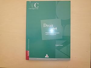 Seller image for DROIT CIVIL PREPARATION AU CONCOURS ADJOINT ADMINISTRATIF CATEGORIE C for sale by Le temps retrouv