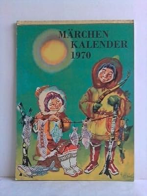 Märchenkalender 1970 - Abreißkalender mit 13 Illustrationen und entsprechendem Märchen auf der Rü...