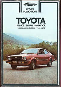 Imagen del vendedor de Toyota Corolla and Carina : 1968-1978, Service and Repair Handbook a la venta por Don's Book Store