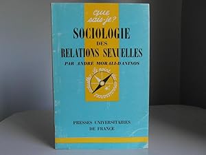 Image du vendeur pour Sociologie des relations sexuelles mis en vente par Bidonlivre