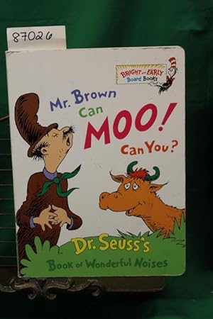 Imagen del vendedor de Mr. Brown Can MOO! Can You? Dr Seuss's Book of Wonderful Noises a la venta por Princeton Antiques Bookshop