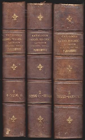Catalogus codicum hagiographicorum latinorum antiquiorum saeculo XVI, qui asservantur in Biblioth...