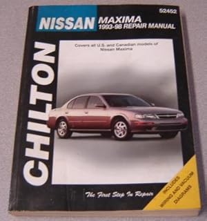 Chilton Nissan Maxima 1993-98 Repair Manual (Chilton's Total Car Care Repair Manuals)