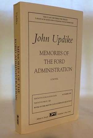 Seller image for Memories of the Ford Administration for sale by Books Again