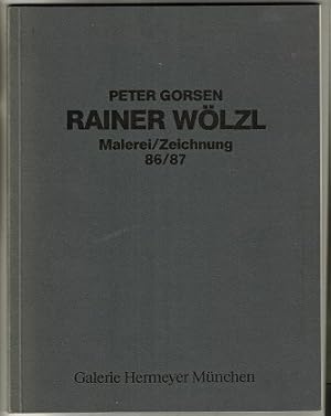 Image du vendeur pour Rainer Wlzl : Malerei, Zeichnung 86/87. Die schwarzen Bilder und die Mystik des Verschwindens. Aanllich der Ausstellungen in der Galerie Hermeyer, Mnchen, Juli 1987. mis en vente par Antiquariat Peda