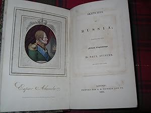 Seller image for SKETCHES OF RUSSIA ; ILLUSTRATED WITH FIFTEEN ENGRAVINGS. for sale by HALEWOOD AND SONS ABA ILAB Est. 1867.