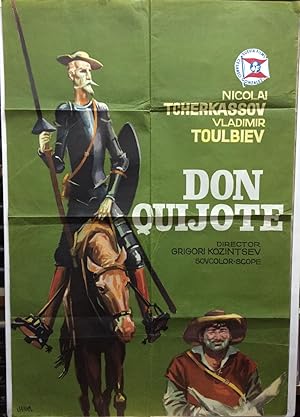 CARTEL CERVANTINO - Película Don Quijote - Director: Grigori Kozintsev - Intérprtes: Nicolai Tche...