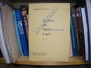 Bild des Verkufers fr Reports on Mathematical Logic, No. 22 zum Verkauf von PsychoBabel & Skoob Books