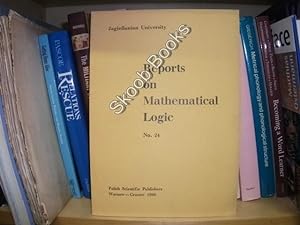 Bild des Verkufers fr Reports on Mathematical Logic, No. 24 zum Verkauf von PsychoBabel & Skoob Books