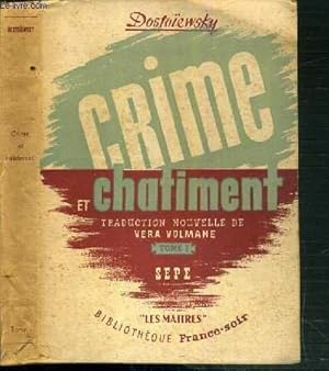 Imagen del vendedor de Crime et chatiment, tome i, tome ii a la venta por JLG_livres anciens et modernes