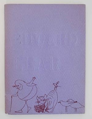 Seller image for Edward Lear for sale by Jeff Hirsch Books, ABAA