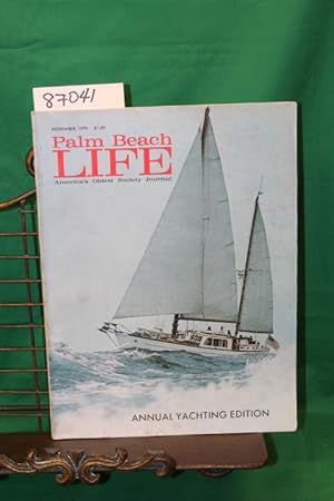 Image du vendeur pour Palm Beach Life America's Oldest Society Journal November, 1970 mis en vente par Princeton Antiques Bookshop