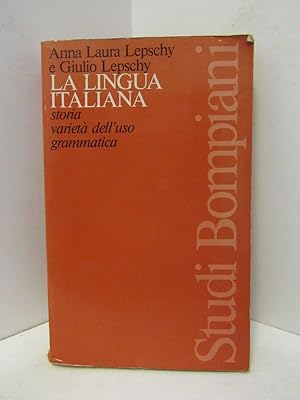 Immagine del venditore per LA LINGUA ITALIANA STORIS VARIETA DELL'USO GRAMMATICA; venduto da Counterpoint Records & Books