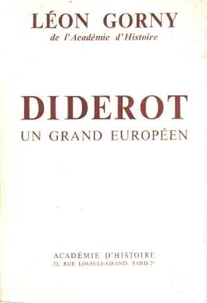 Imagen del vendedor de Diderot un grand europeen a la venta por librairie philippe arnaiz