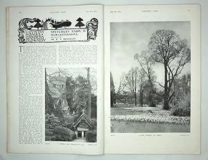 Seller image for Original Issue of Country Life Magazine Dated July 15th 1916, with a Main Feature on Spetchley Park (part 2), Worcestershire. With a Portrait Frontispiece of Viscountess Curzon. for sale by Rostron & Edwards