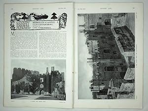 Seller image for Original Issue of Country Life Magazine Dated July 29th 1916, with a Main Feature on Berkeley Castle (part 1), Gloucestershire. With a Portrait Frontispiece of The Hon. Mrs. Guy Westmacott. for sale by Rostron & Edwards