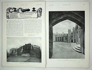 Seller image for Original Issue of Country Life Magazine Dated August 5th 1916, with a Main Feature on Berkeley Castle (part 2), Gloucestershire. With a Portrait Frontispiece of The Marchioness Camden with Her Son and Elder daughter. for sale by Rostron & Edwards