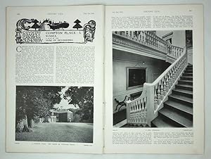 Seller image for Original Issue of Country Life Magazine Dated September 2nd 1916, with a Main Feature on Compton Place (part 1), Sussex. With a Portrait Frontispiece of Lady Decies. for sale by Rostron & Edwards