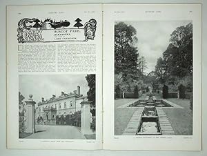 Seller image for Original Issue of Country Life Magazine Dated October 21st 1916, with a Main Feature on Buscot Park in Berkshire. With a Portrait Frontispiece of Lady Birdwood. for sale by Rostron & Edwards