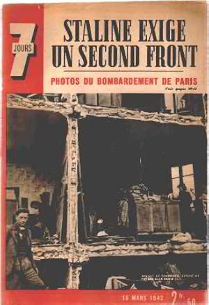 Revue 7 jours /15 mars 1942 / photos du bombardement de paris