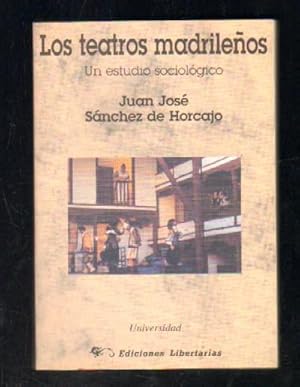 Bild des Verkufers fr LOS TEATROS MADRILEOS. UN ESTUDIO SOCIOLOGICO. zum Verkauf von Librera Raimundo