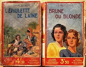 Imagen del vendedor de Collection Le Livre National, Nouvelle srie - N.S. N 21, 22, 44, 74 [L'PAULETTE DE LAINE / BRUNE OU BLONDE / LE CERCLE DU MENSONGE / LE TESTAMENT DU PROFESSEUR "TRIPLE G"]. a la venta por Jean-Paul TIVILLIER