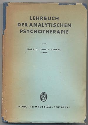 Bild des Verkufers fr Lehrbuch Der Analytischen Psychotherapie zum Verkauf von Between the Covers-Rare Books, Inc. ABAA