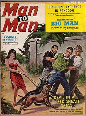 Image du vendeur pour Man to Man - July 1961 - Volume 12 No. 1 [VINTAGE MEN'S MAGAZINE] mis en vente par Cameron-Wolfe Booksellers