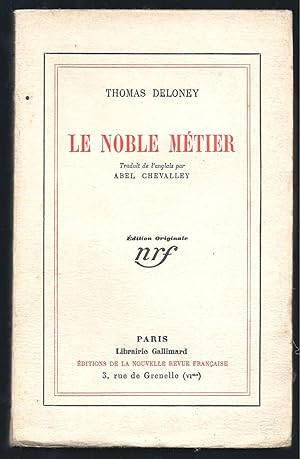 Immagine del venditore per Le Noble Mtier. dition originale. venduto da Librairie Aubry