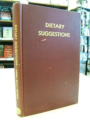 Image du vendeur pour Dietary Suggestions mis en vente par Muse Book Shop
