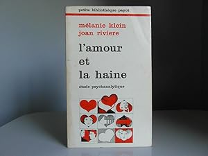 Seller image for L'amour et la haine for sale by Bidonlivre