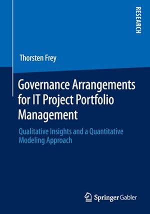 Seller image for Governance Arrangements for IT Project Portfolio Management for sale by BuchWeltWeit Ludwig Meier e.K.