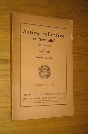 Immagine del venditore per Action collective et neutralit. Deux tudes. venduto da Les Livres du Pont-Neuf