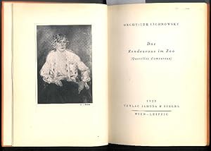 Imagen del vendedor de Das Rendezvous im Zoo. (Querelles d'amoureux). 4. bis 6. Tausend. a la venta por erlesenes  Antiquariat & Buchhandlung