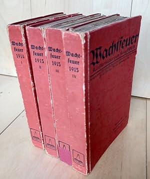 Wachtfeuer. Künstlerblätter zum Krieg 1914/15. Hefte 1 bis 52 ( kompletter Jahrgang). Herausgegeb...