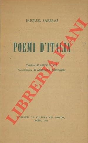 Seller image for Poemi d'Italia. for sale by Libreria Piani