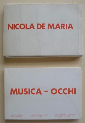 Musica - Occhi. Kunsthalle, Basel - Folkwang, Essen Stedelijk,, Amsterdam 1980-81.