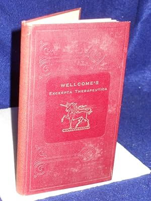 Seller image for Wellcome's Excerpta Therapeutica: U.S.A. Edition for sale by Gil's Book Loft