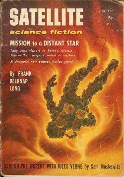 Seller image for SATELLITE Science Fiction: February, Feb. 1958 ("Mission to a Distant Star") for sale by Books from the Crypt