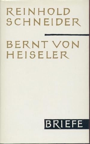 Imagen del vendedor de Briefwechsel. Geleitwort von Hans Fromm. a la venta por Antiquariat Kaner & Kaner GbR