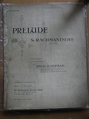 Imagen del vendedor de Prelude Op.3, No. 2 a la venta por EbenezerBooks