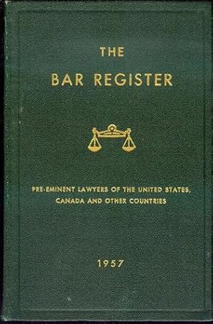 Seller image for The Bar Register Annual 1957 for sale by Bookmarc's