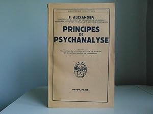 Principes de psychanalyse